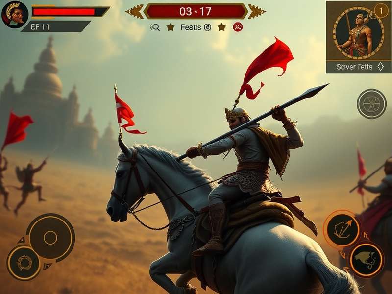 Hind Mace Commander battle scene